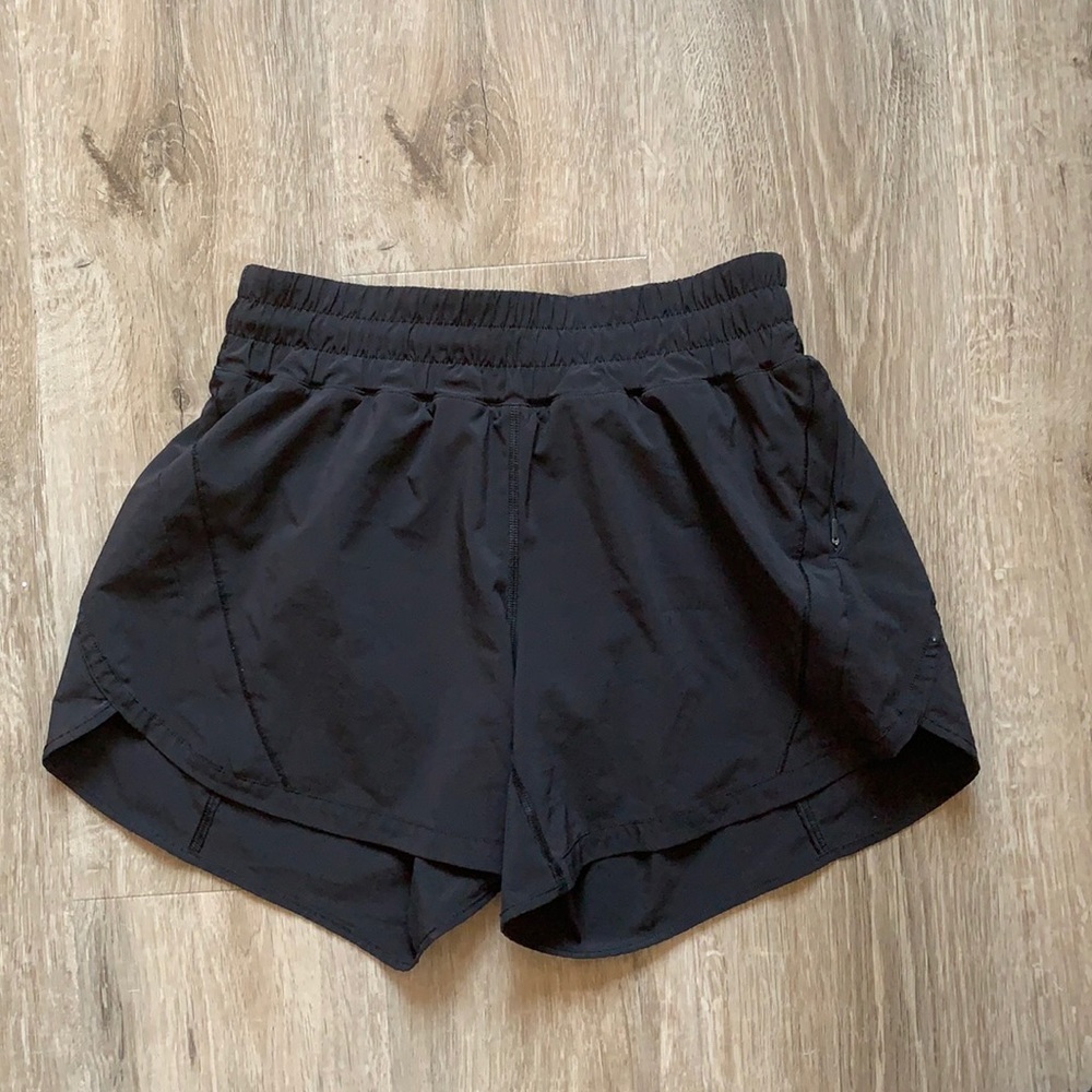 Lululemon track that high rise 5” shorts